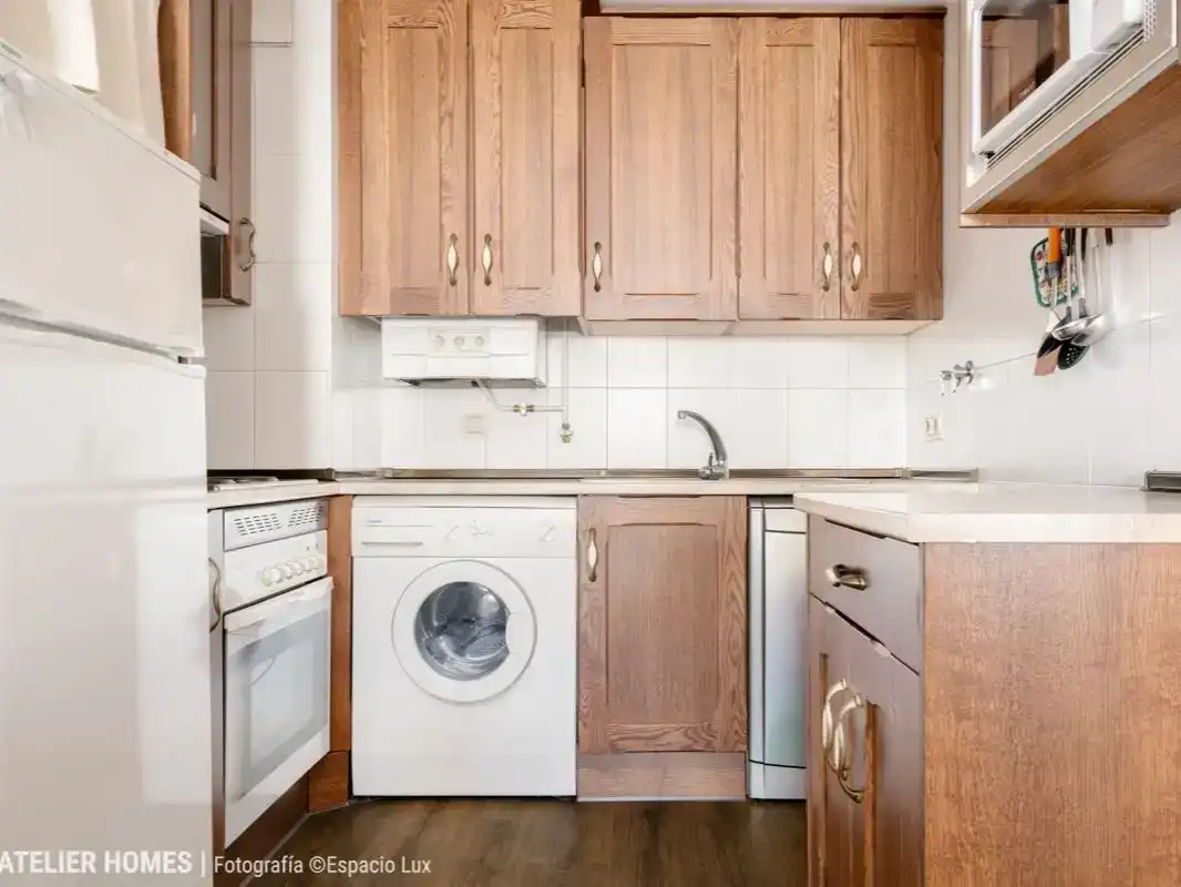 Cocina de Piso en venta en Sallent de Gállego con Parquet, Trastero y Piscina