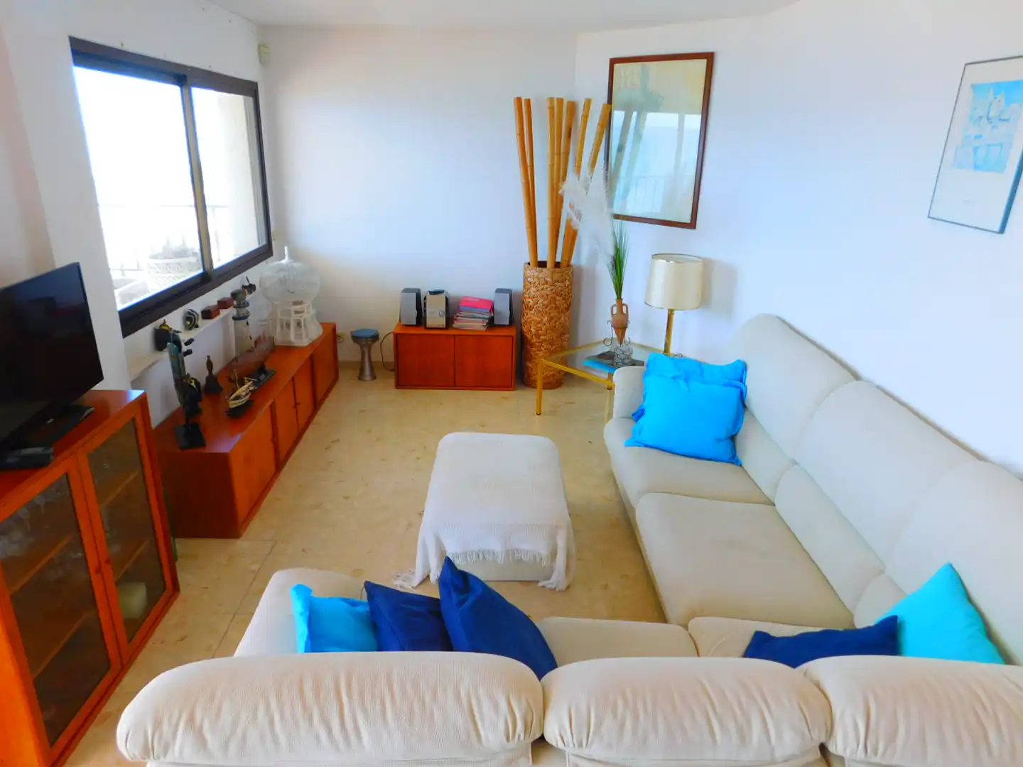 Living room of Attic for sale in Roses  with Air Conditioner, Heating and Terrace