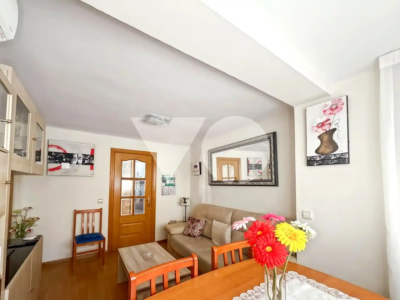 Wohnzimmer von Wohnung zum Verkauf in Madrid mit Klimaanlage und Heizung