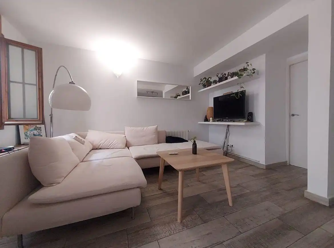 Living room of Houses for sale in Barcelona  with Air Conditioner, Heating and Parquet flooring
