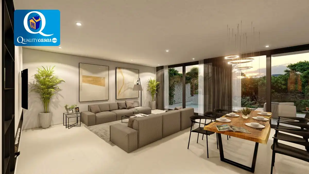 Sala de estar de Casa o chalet en venta en Altea con Aire acondicionado, Calefacción y Terraza