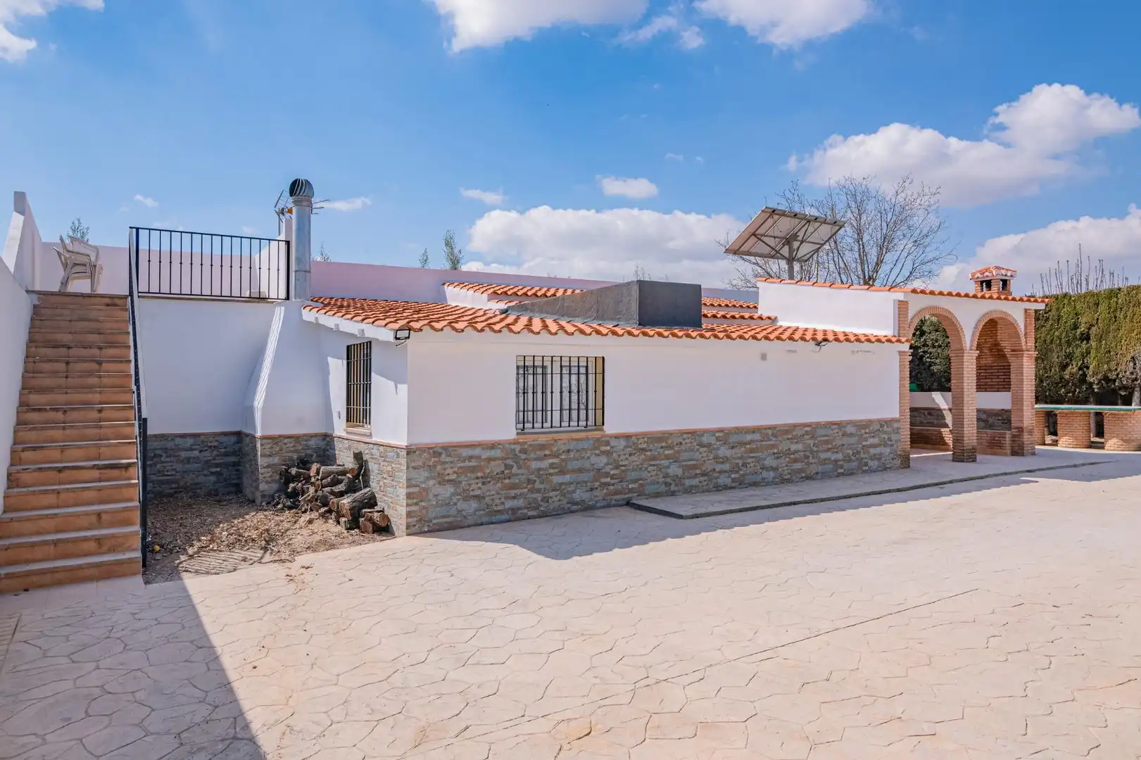 Vista exterior de Finca rústica de alquiler en Chauchina con Aire acondicionado, Terraza y Trastero