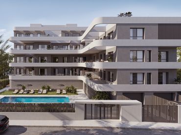 Apartament d'obra nova amb piscina en venda a Avenida Matisse 22