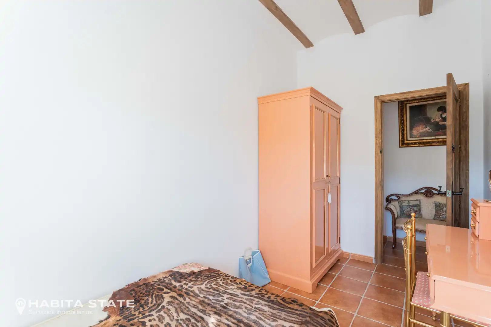 Dormitori de Casa o xalet en venda en Macael amb Jardí privat, Terrassa i Moblat
