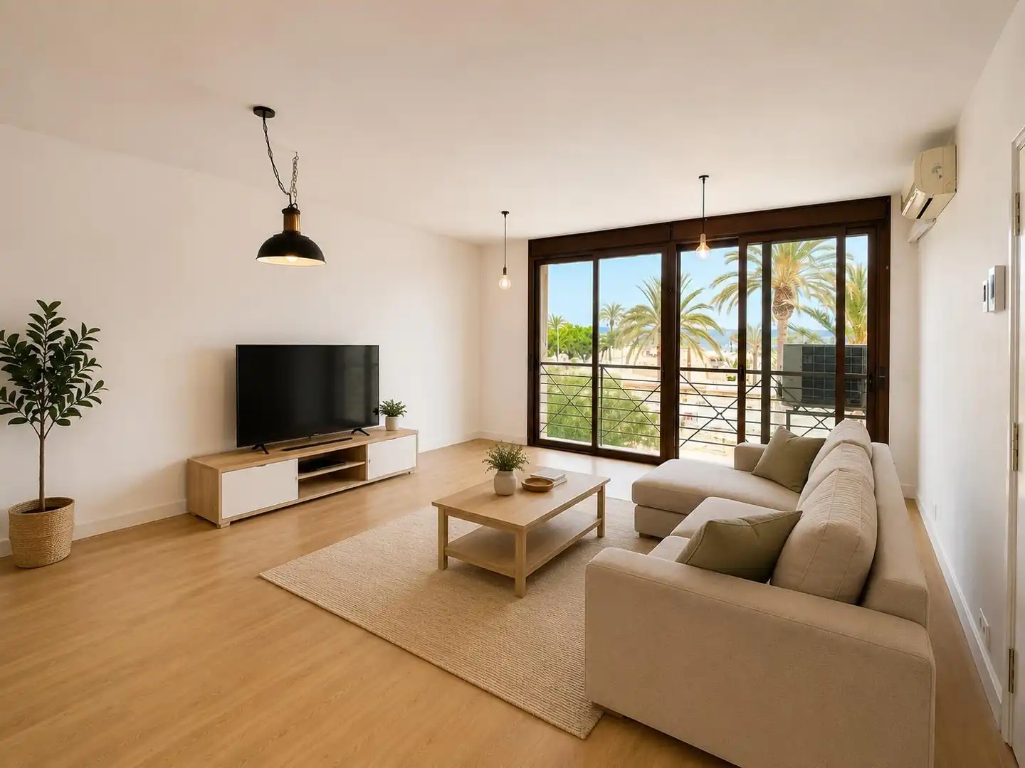 Sala de estar de Piso en venta en Mataró con Aire acondicionado y Trastero