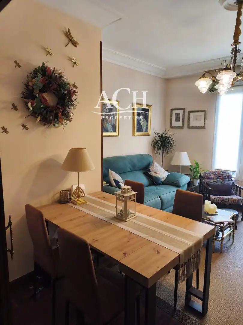 Sala de estar de Piso de alquiler en Bilbao  con Amueblado, Lavadora y TV