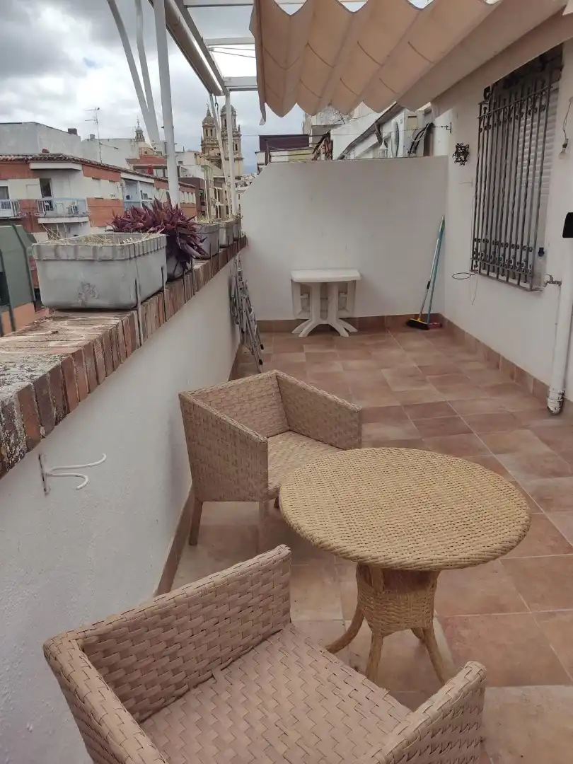 Terrasse von Dachboden zur Miete in Jaén mit Klimaanlage, Heizung und Terrasse