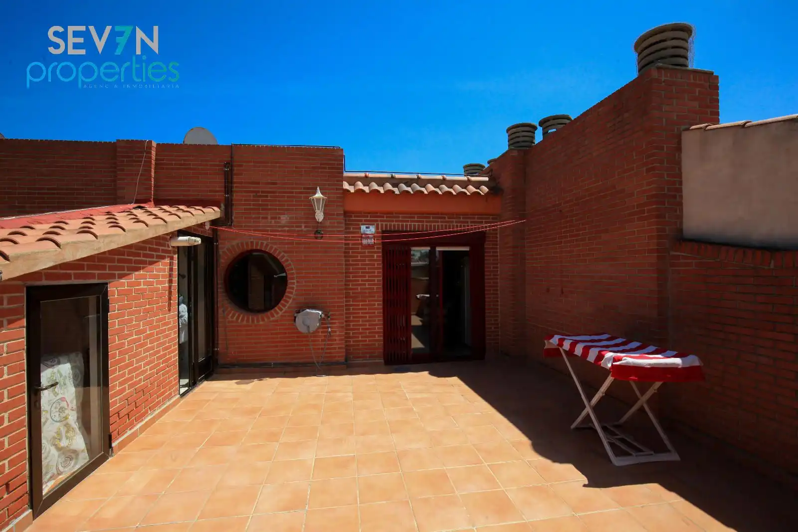 Terraza de Casa adosada en venta en Alicante / Alacant con Aire acondicionado, Calefacción y Piscina