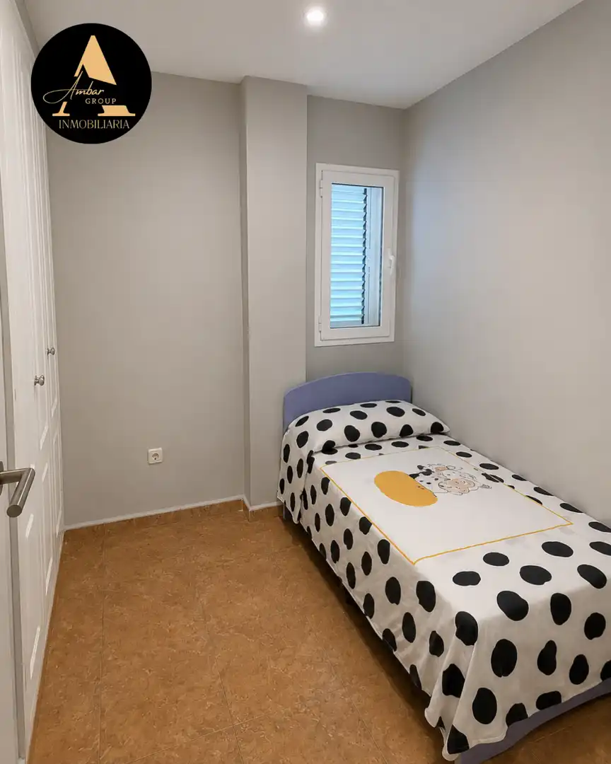 Schlafzimmer von Wohnung zur Miete in Sagunto / Sagunt mit Privatgarten, Terrasse und Möbliert