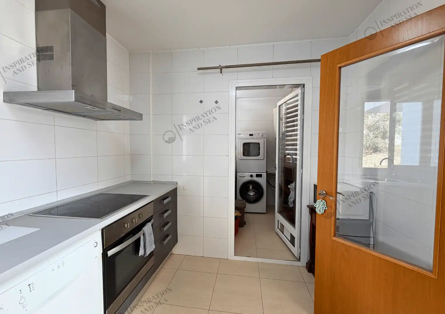 Kitchen of Flat for sale in Eivissa  with Air Conditioner, Terrace and Furnished
