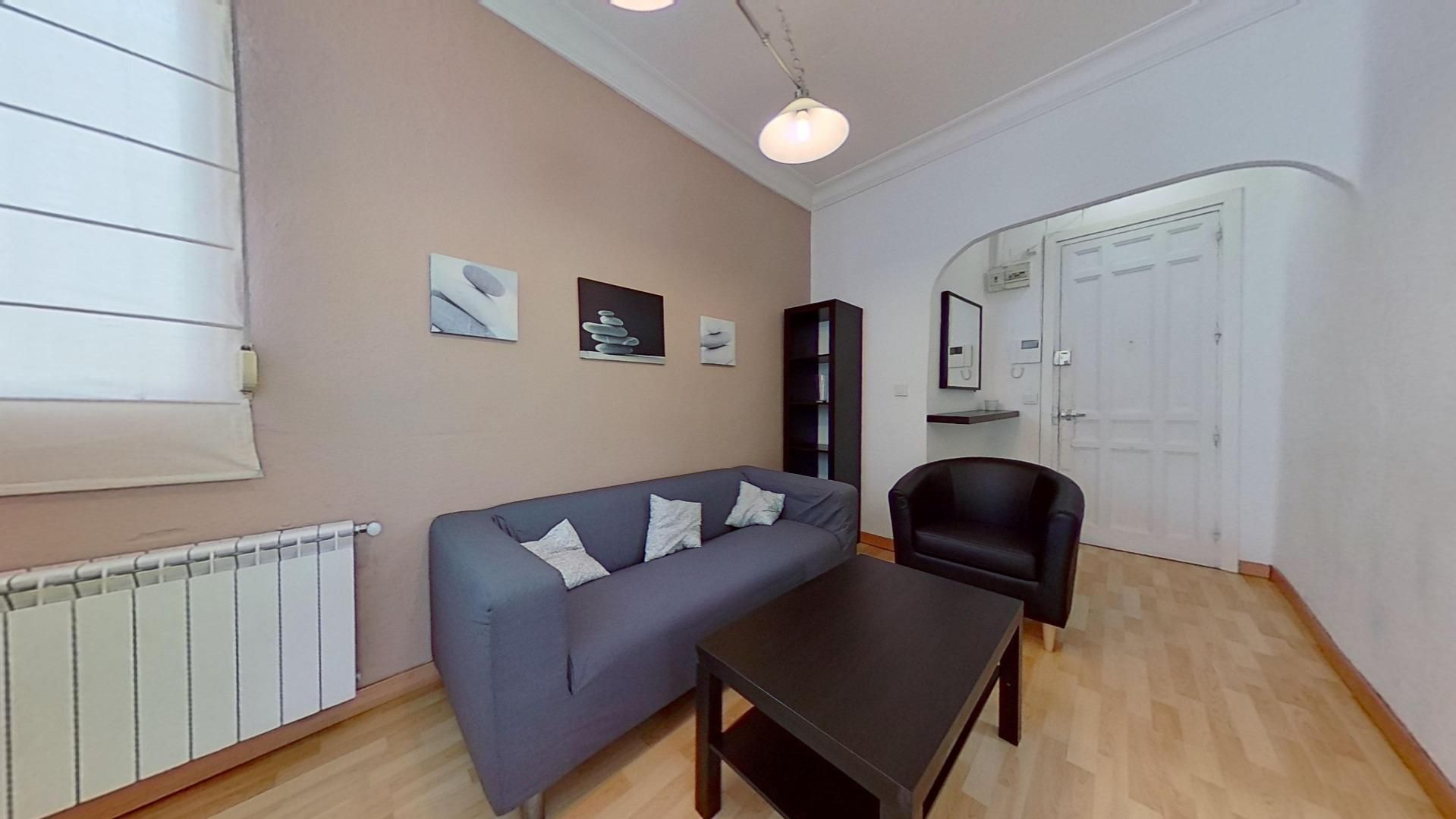 Living room of Flat to rent in  Madrid Capital  with Heating