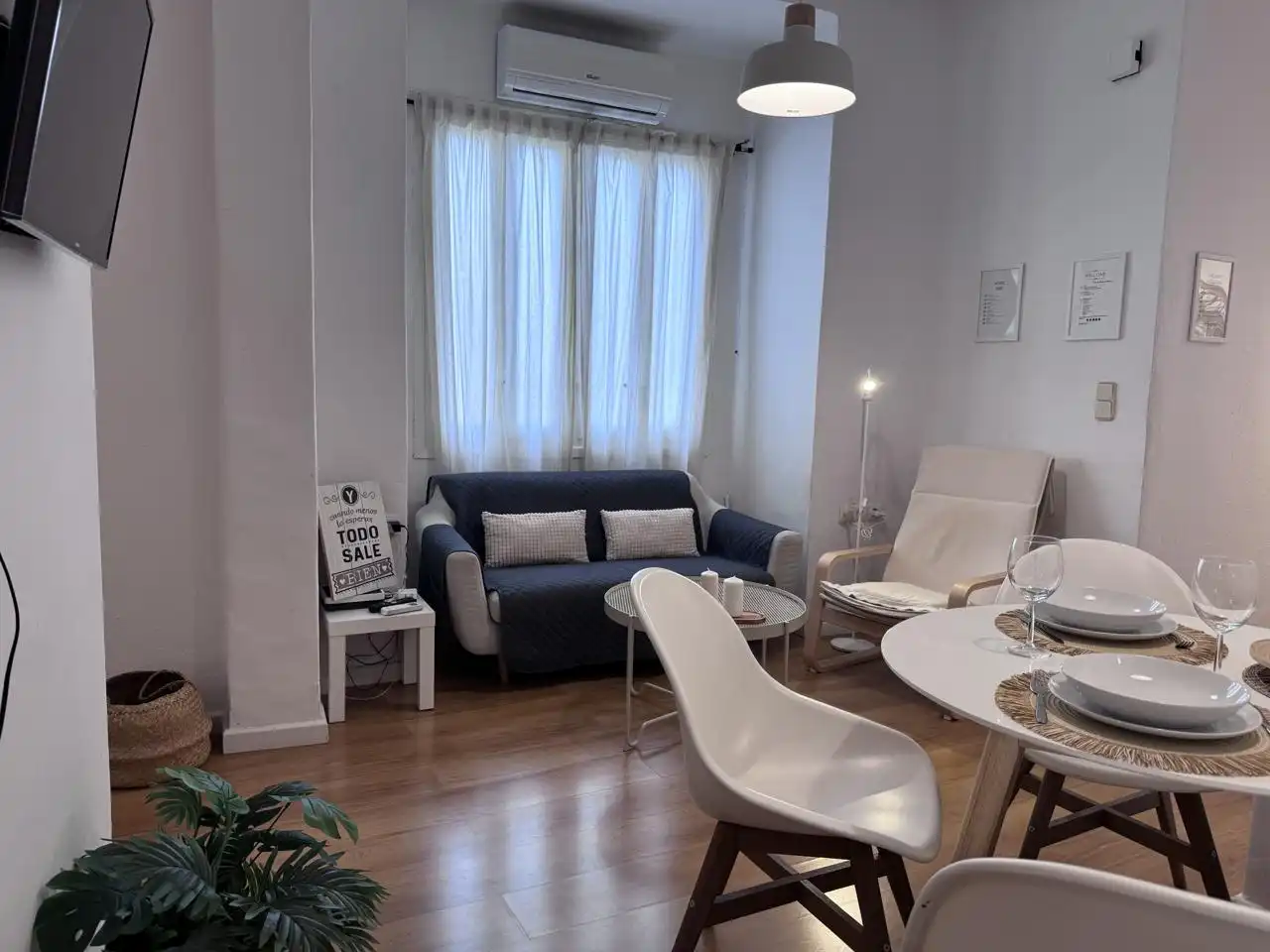 Sala de estar de Piso en venta en Málaga Capital con Aire acondicionado, Calefacción y Parquet