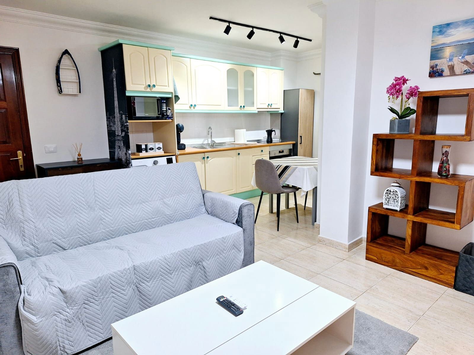 Sala de estar de Apartamento en venta en Las Palmas de Gran Canaria con Amueblado, Horno y Microondas