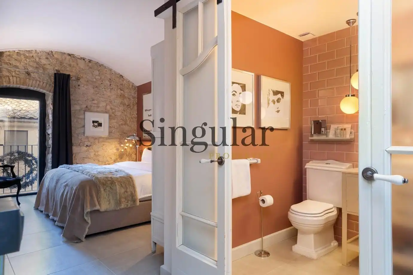 Bedroom of Country homes for sale in Corçà  with Air Conditioner, Heating and Private garden