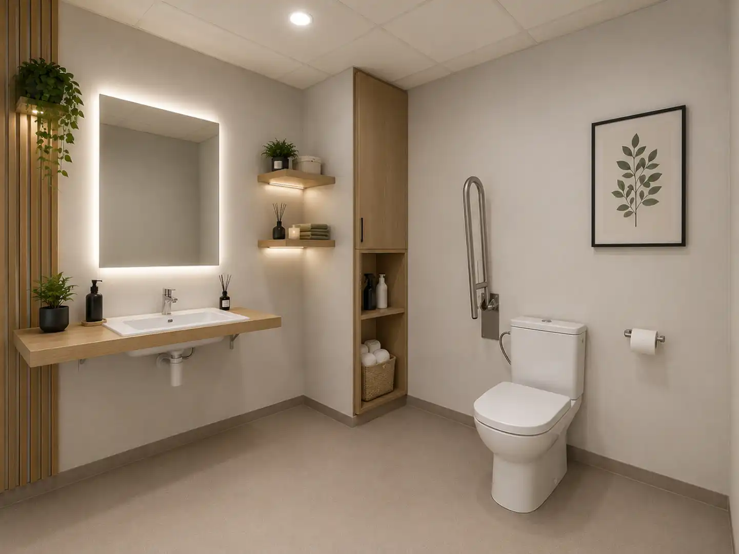 Badezimmer von Geschaftsraum zur Miete in Valencia