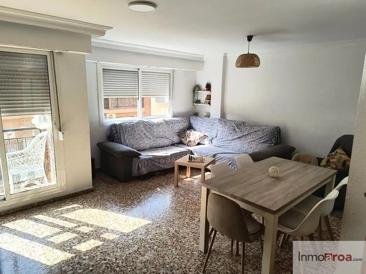 Living room of Flat for sale in Bétera  with Air Conditioner, Terrace and Furnished