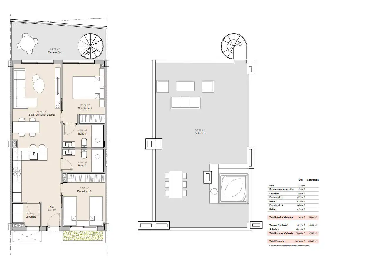 Appartement compact avec terrasse à vendre à La Nucia Pueblo, imagen 24