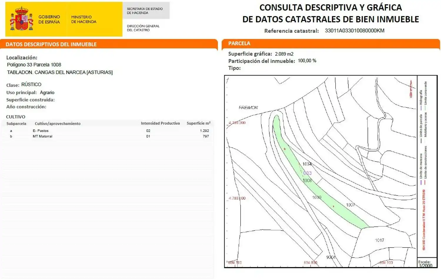 Residencial en venda en Cangas del Narcea