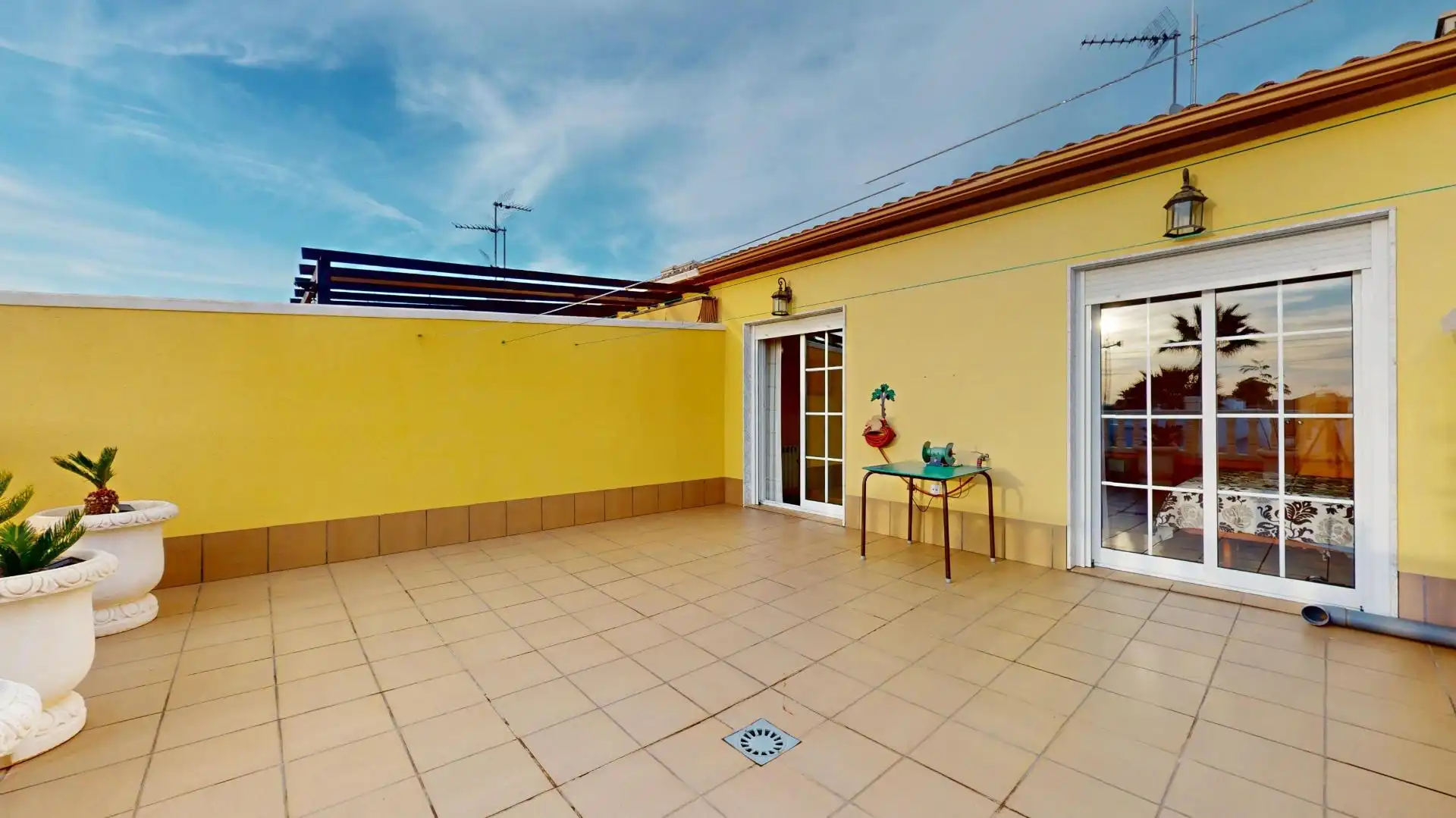 Terrassa de Casa adosada en venda en Pilar de la Horadada amb Aire condicionat, Terrassa i Balcó