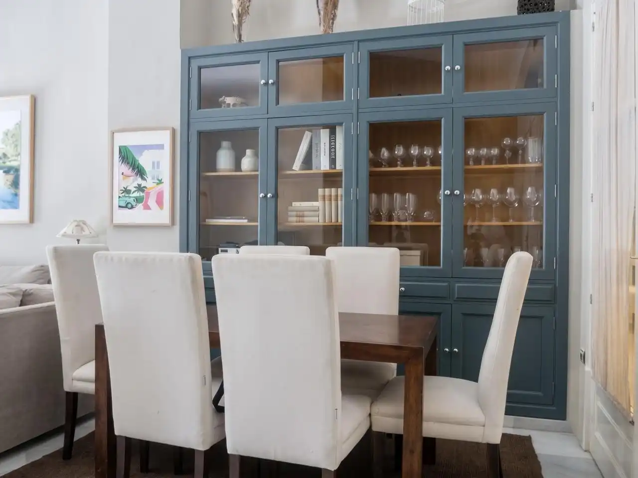 Dining room of Flat for sale in Sevilla  with Air Conditioner, Terrace and Furnished