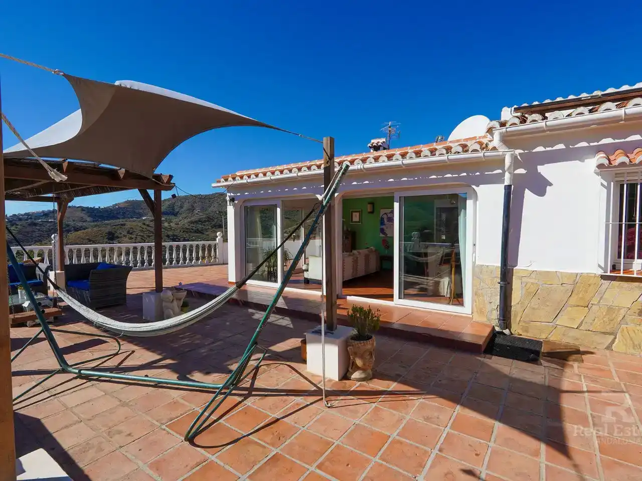 Terraza de Casa o chalet en venta en Cómpeta con Aire acondicionado, Jardín privado y Trastero