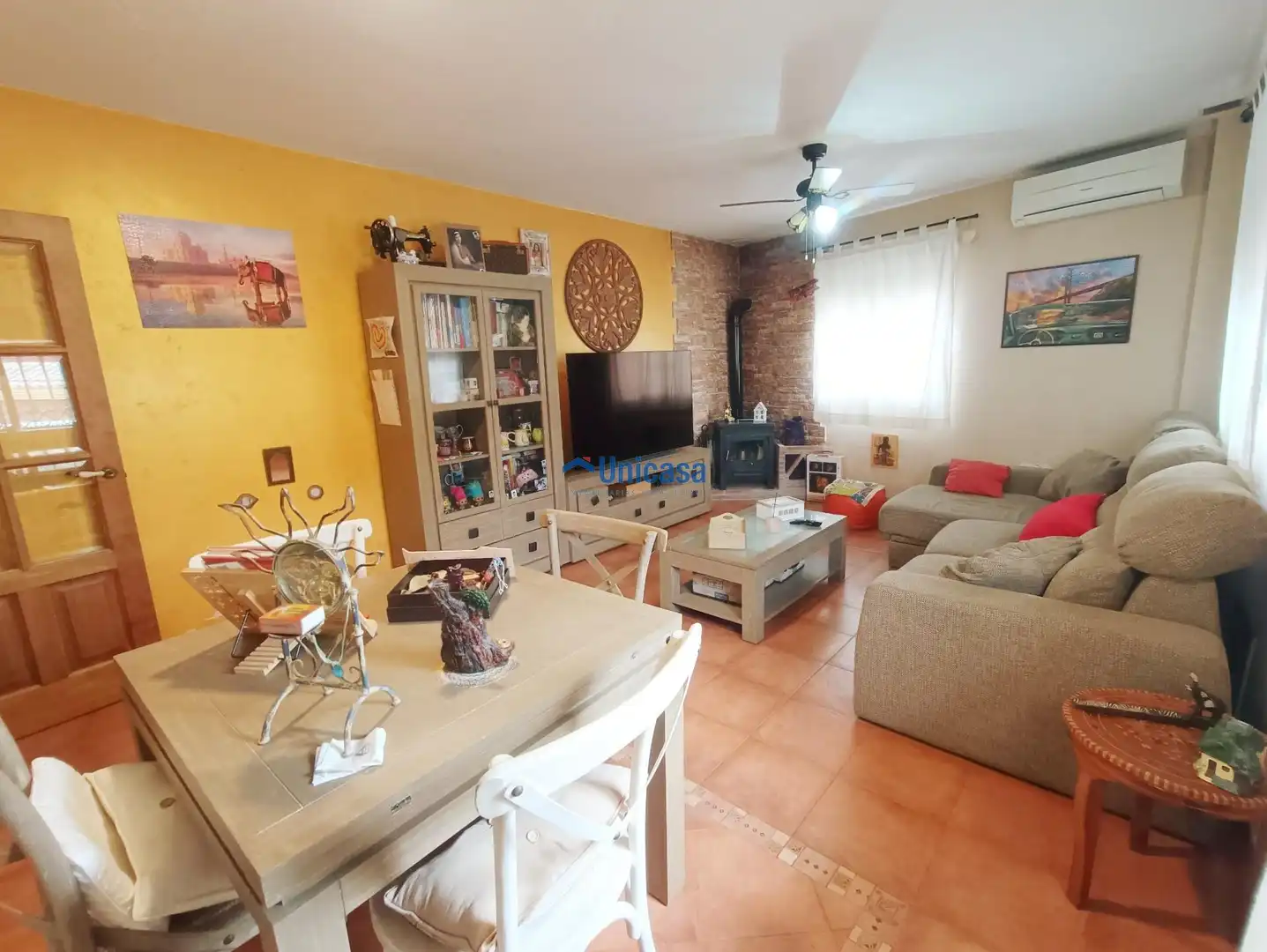 Sala de estar de Piso en venta en Málaga con Calefacción y Terraza