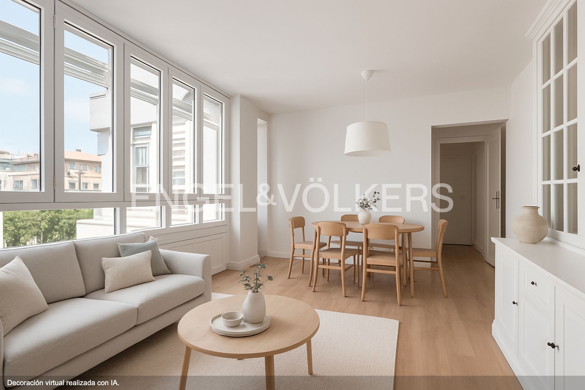 Wohnzimmer von Wohnung zum Verkauf in  Barcelona Capital mit Heizung und Parkett