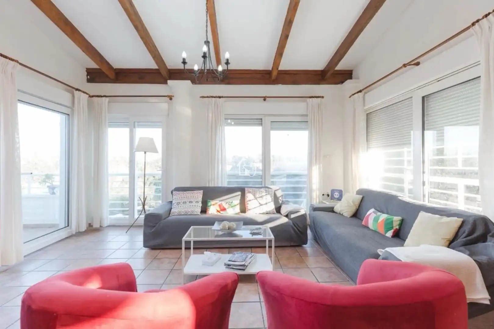 Sala de estar de Casa o chalet de alquiler en Torrevieja con Piscina y Amueblado