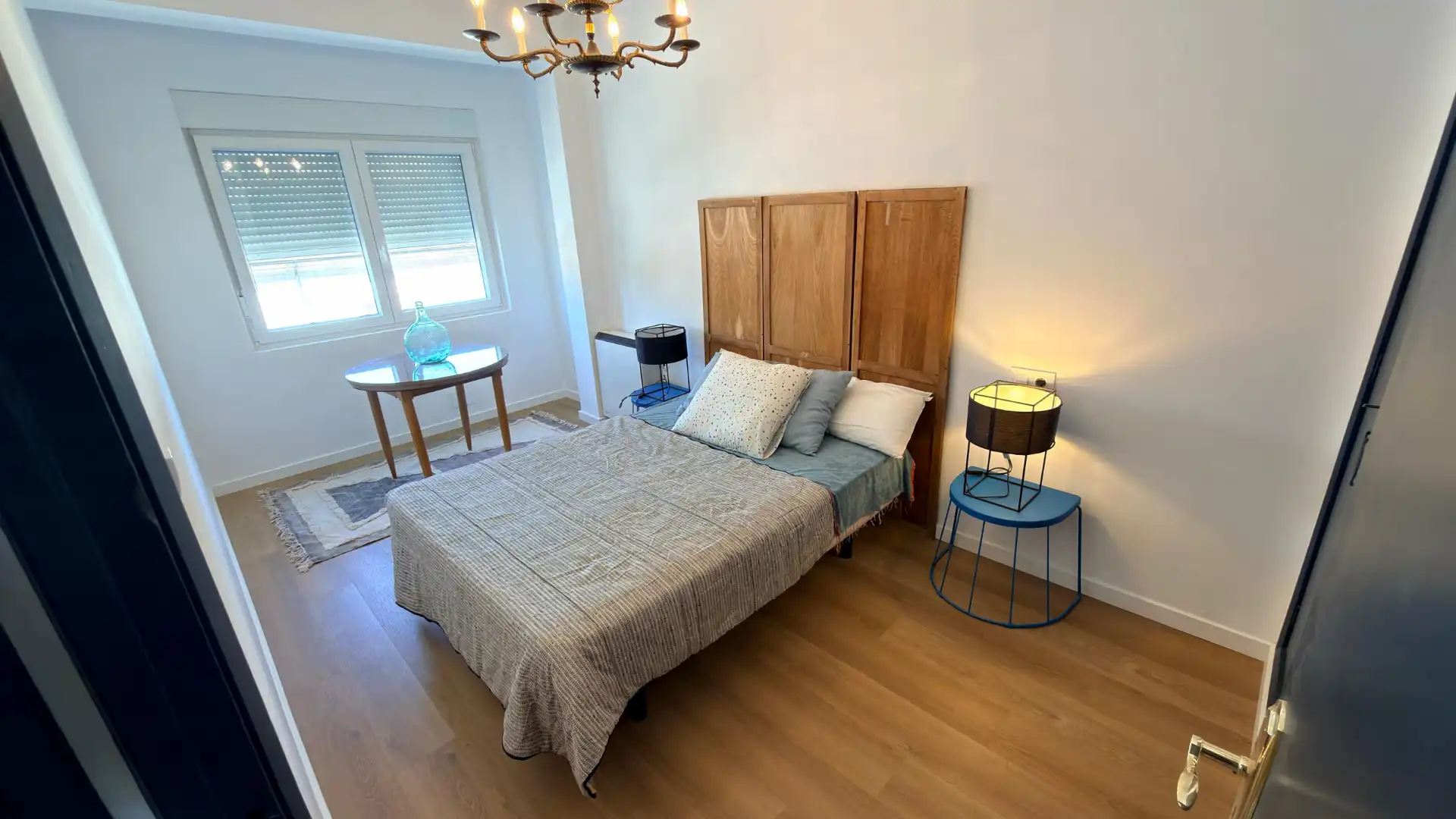 Bedroom of Flat for rent in Monforte de Lemos  with Heating, Furnished and Oven