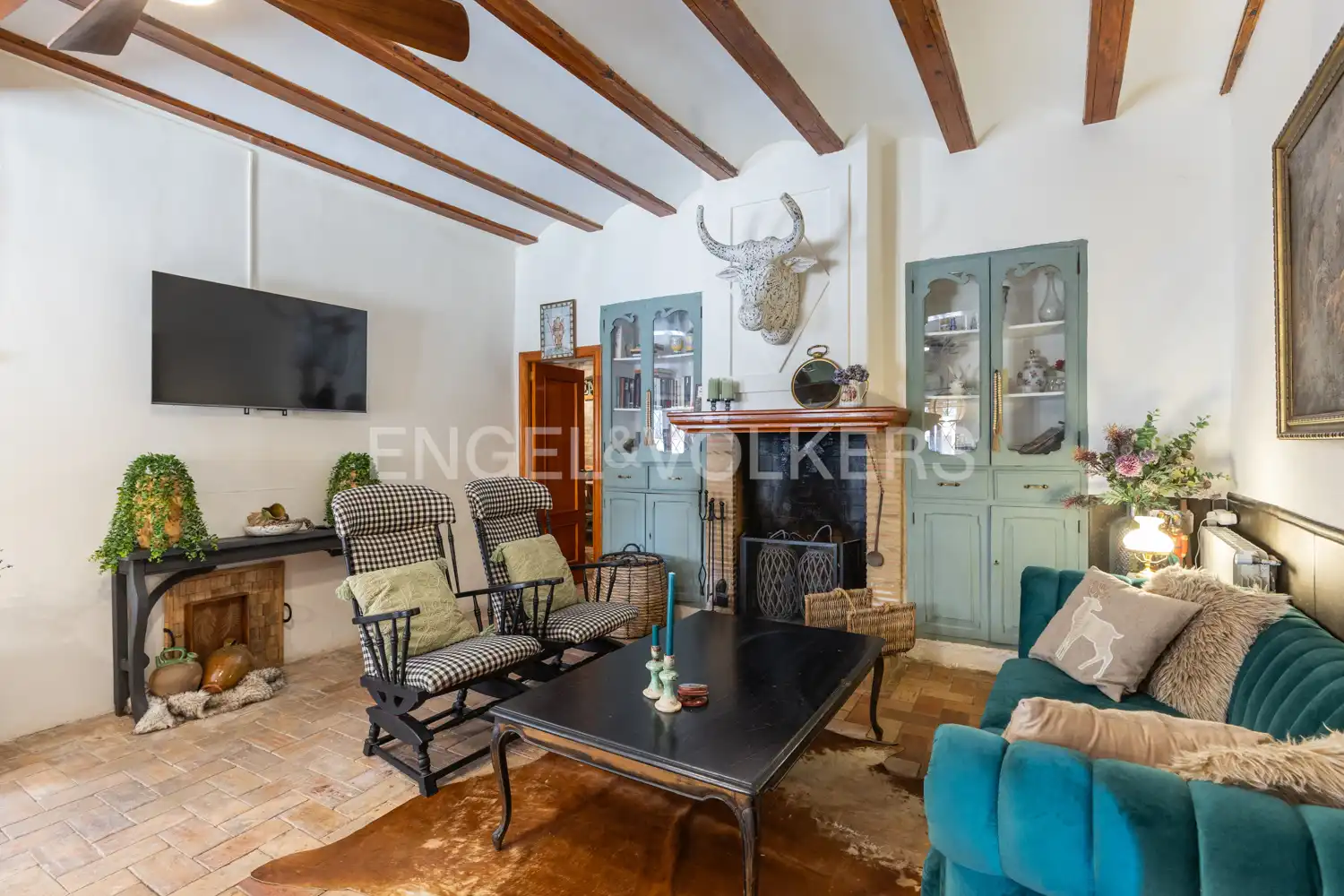 Sala de estar de Casa o chalet en venta en Alcublas con Aire acondicionado, Calefacción y Jardín privado