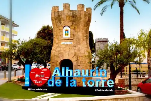 Exterior view of Flat for rent in Alhaurín de la Torre  with Air Conditioner, Heating and Furnished