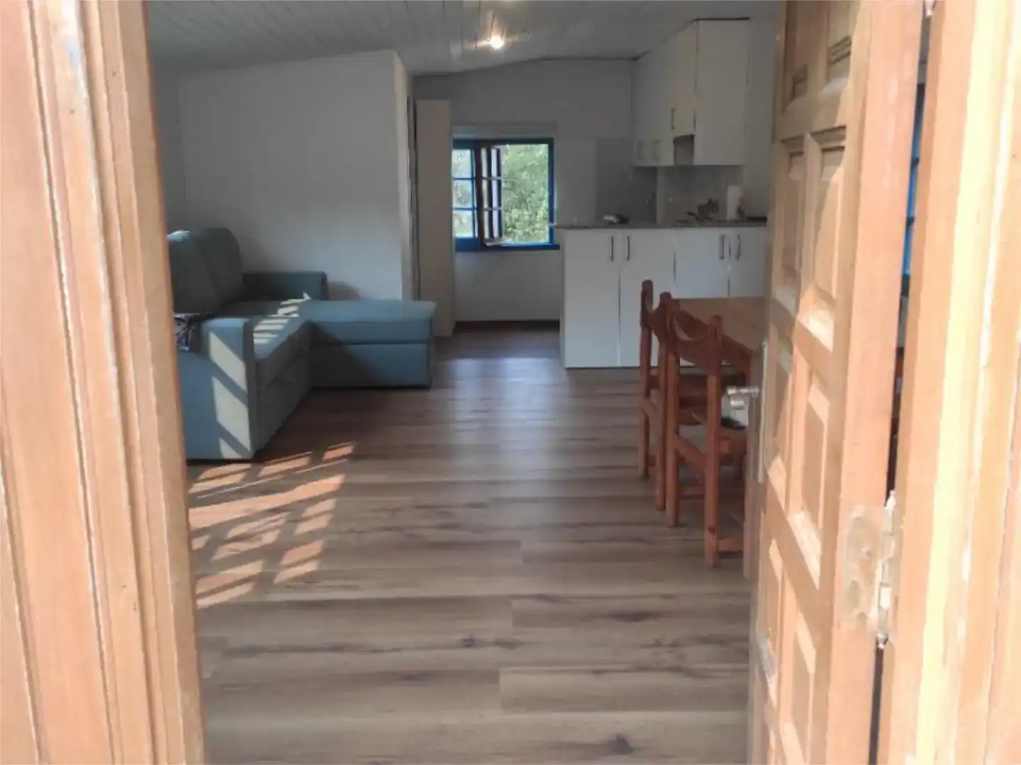 Living room of Study for rent in Oleiros  with Private garden, Parquet flooring and Furnished