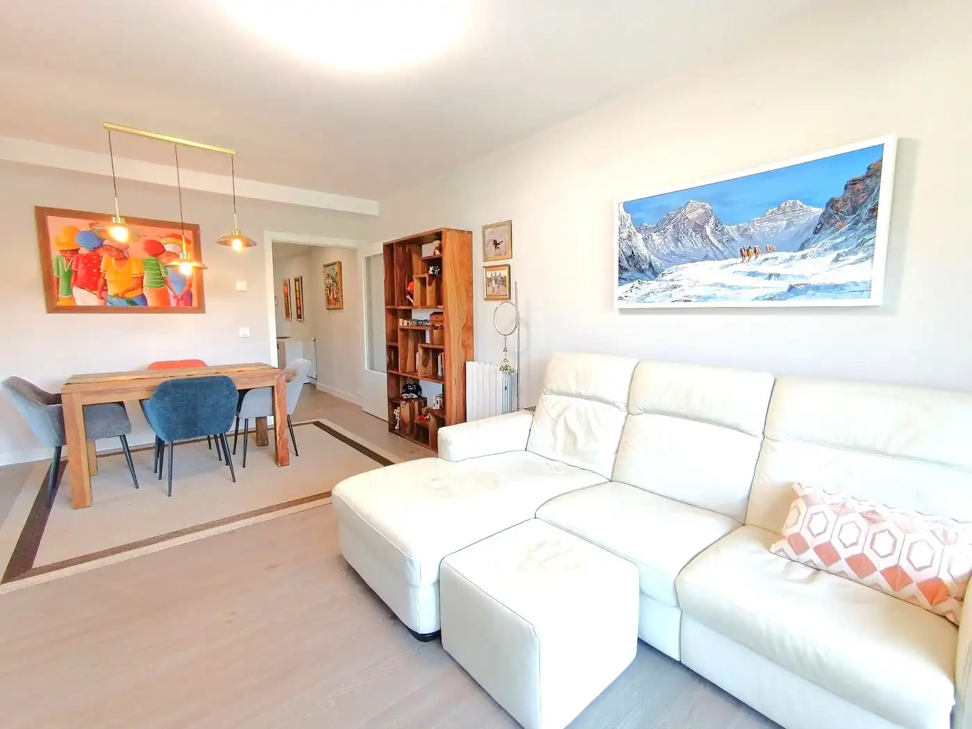 Sala de estar de Piso en venta en Urduliz con Jardín privado, Terraza y Amueblado