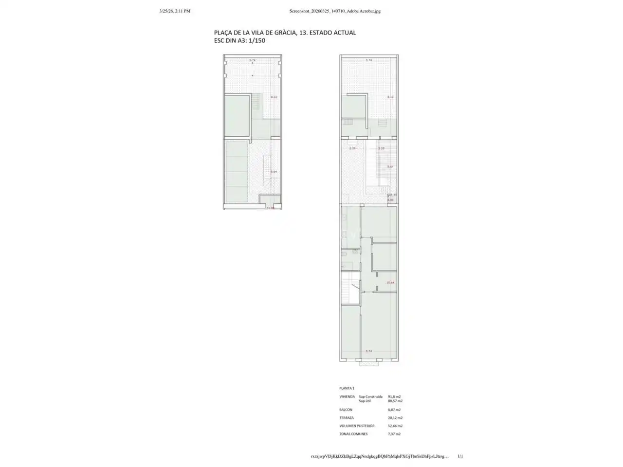 Piso en venta en Barcelona con Jardín privado, Terraza y Balcón