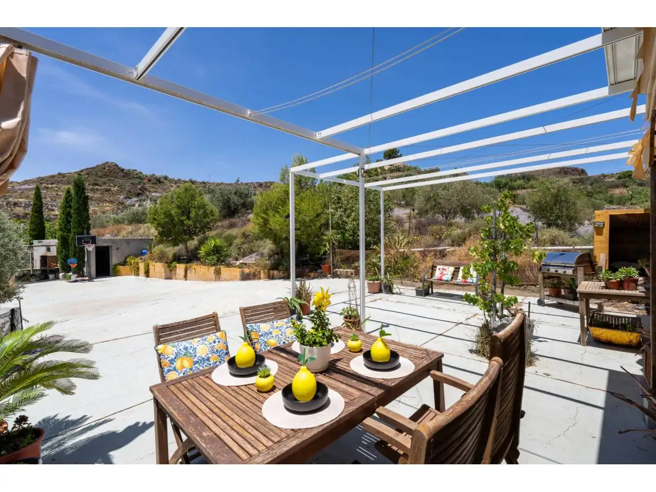 Terraza de Finca rústica en venta en Felix con Jardín privado, Terraza y Amueblado