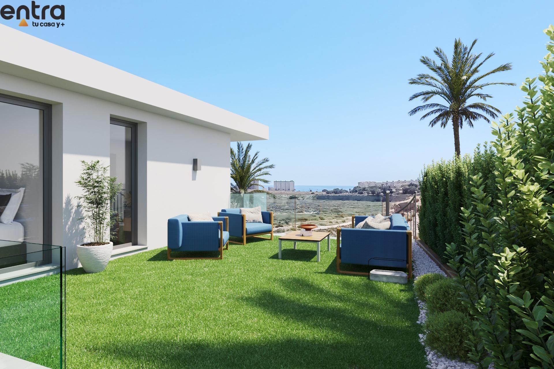 Terrassa de Casa o xalet en venda en El Campello amb Aire condicionat, Calefacció i Jardí privat