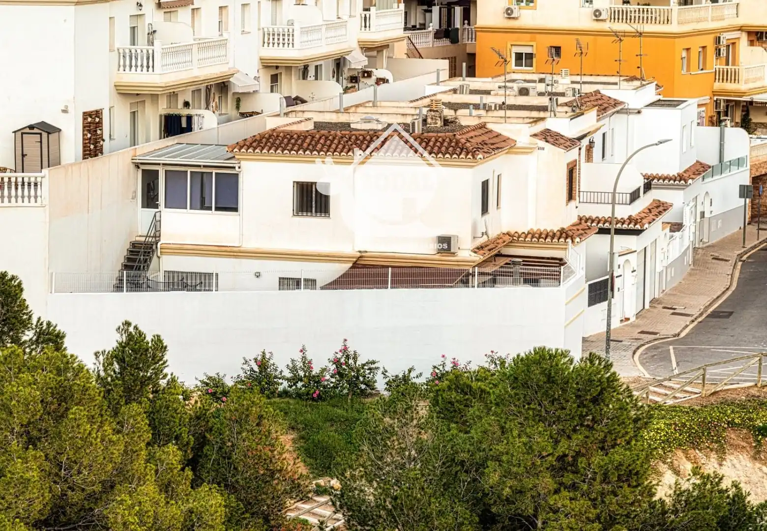 Vista exterior de Dúplex en venta en Huércal de Almería con Aire acondicionado, Calefacción y Jardín privado