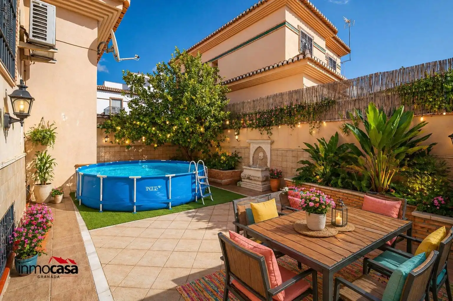 Terraza de Casa adosada en venta en Ogíjares con Calefacción, Amueblado y Balcón