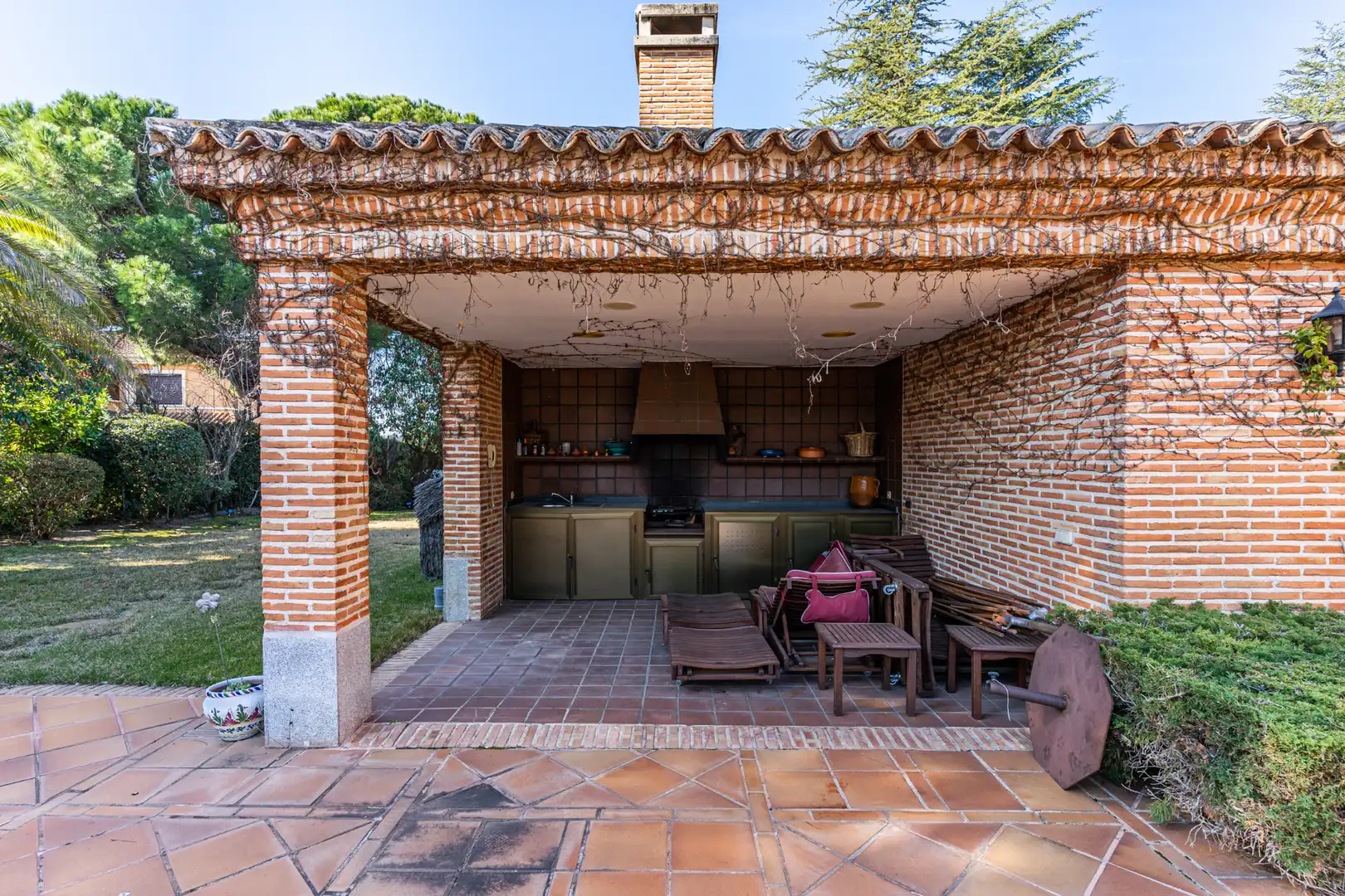 Terraza de Casa o chalet en venta en Las Rozas de Madrid con Aire acondicionado, Calefacción y Jardín privado
