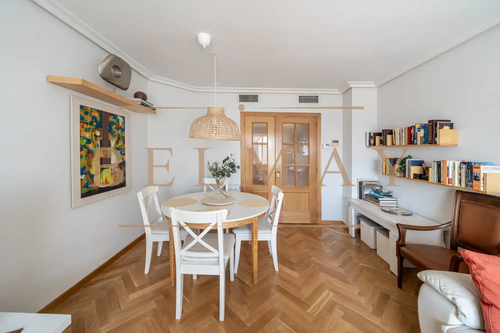Dining room of Flat for sale in Madrid  with Air Conditioner, Heating and Parquet flooring