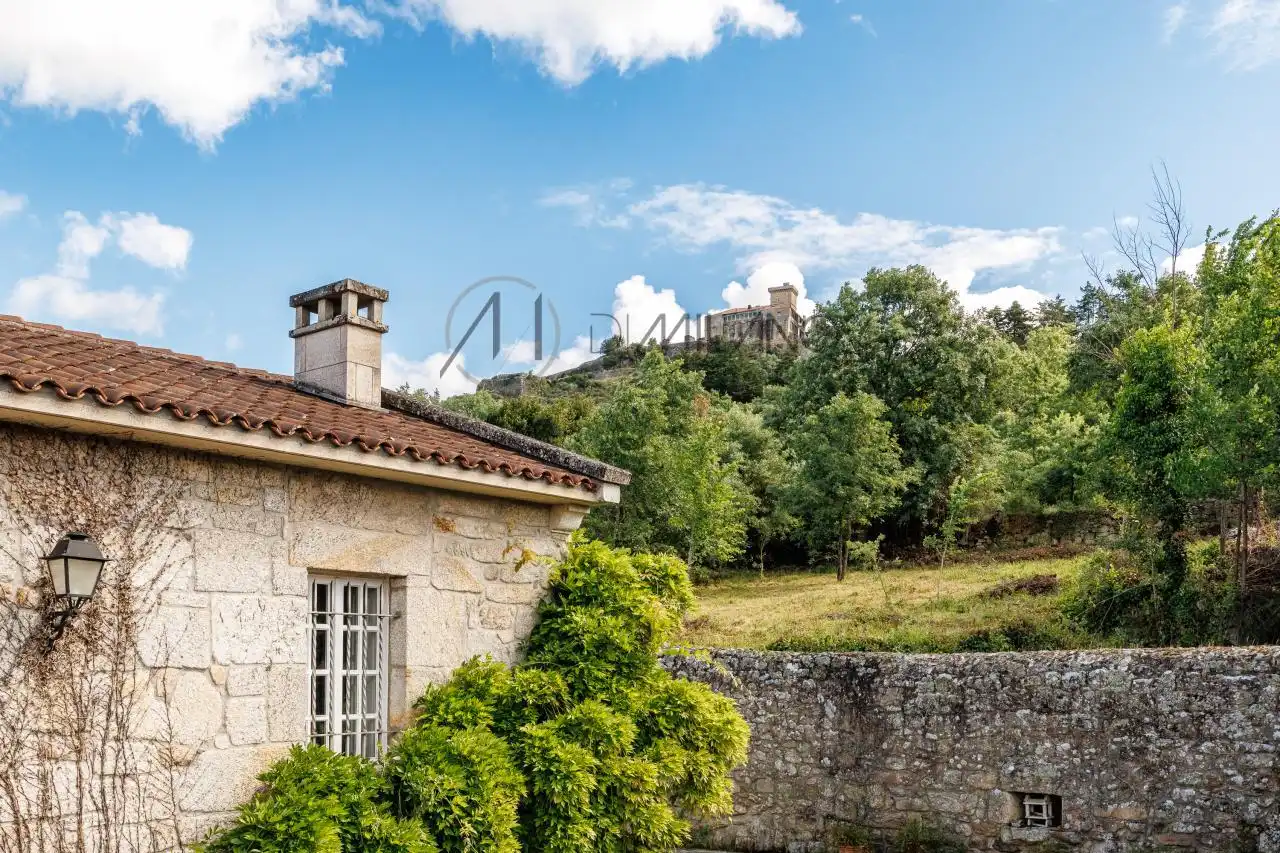 Vista exterior de Finca rústica en venta en Verín con Calefacción, Jardín privado y Parquet