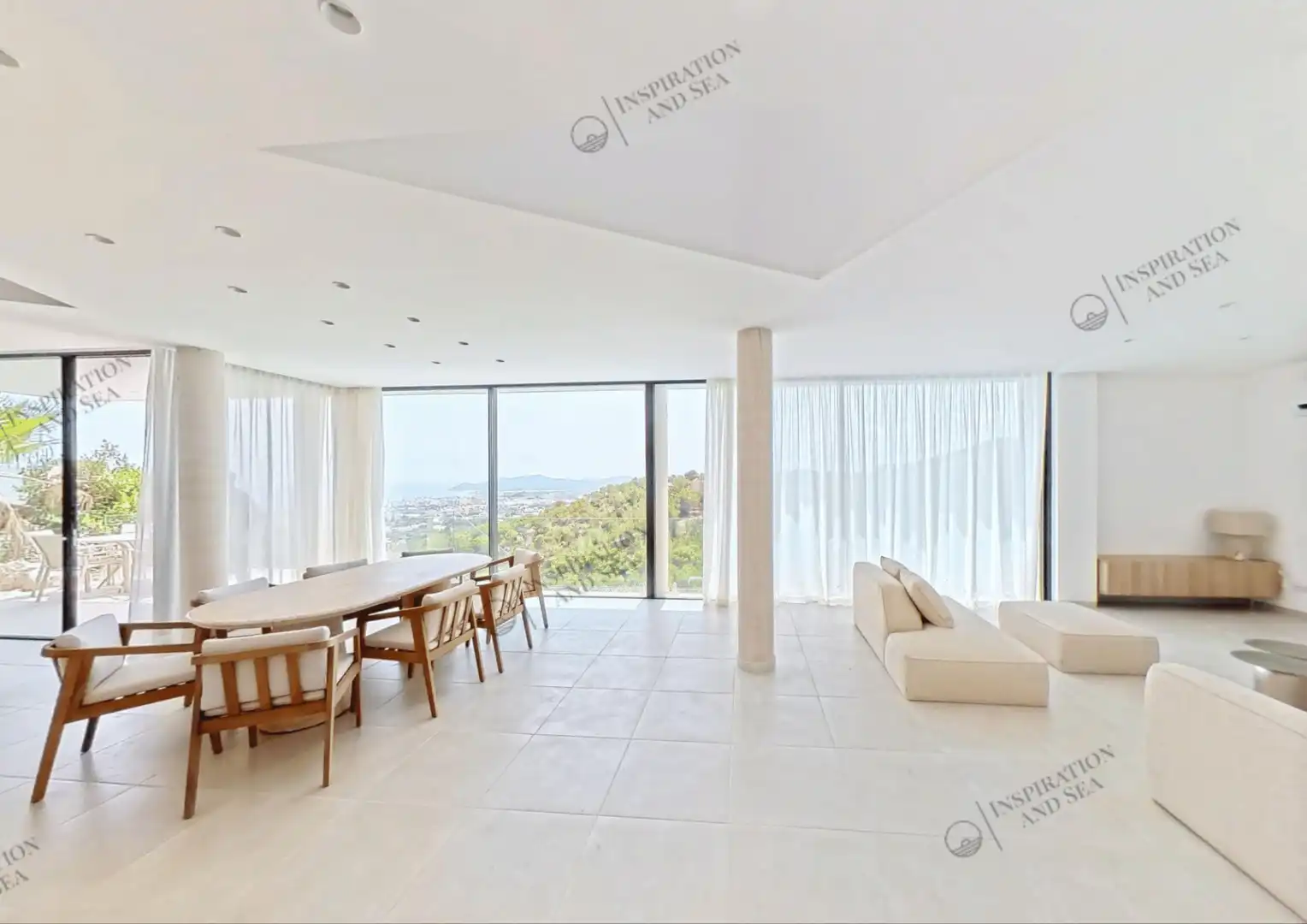 Sala d'estar de Casa o xalet de lloguer en Eivissa amb Aire condicionat, Calefacció i Jardí privat