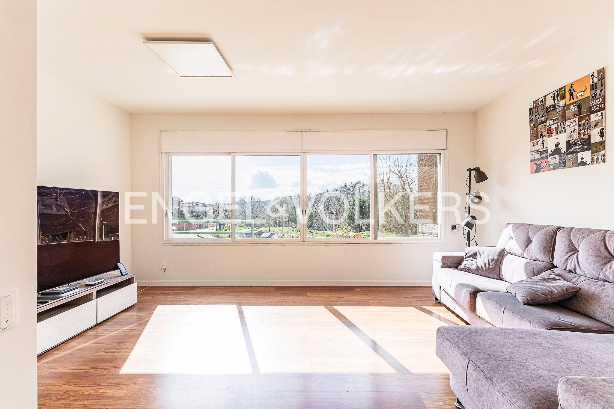 Living room of Single-family semi-detached for rent in Sant Quirze del Vallès  with Air Conditioner, Heating and Private garden