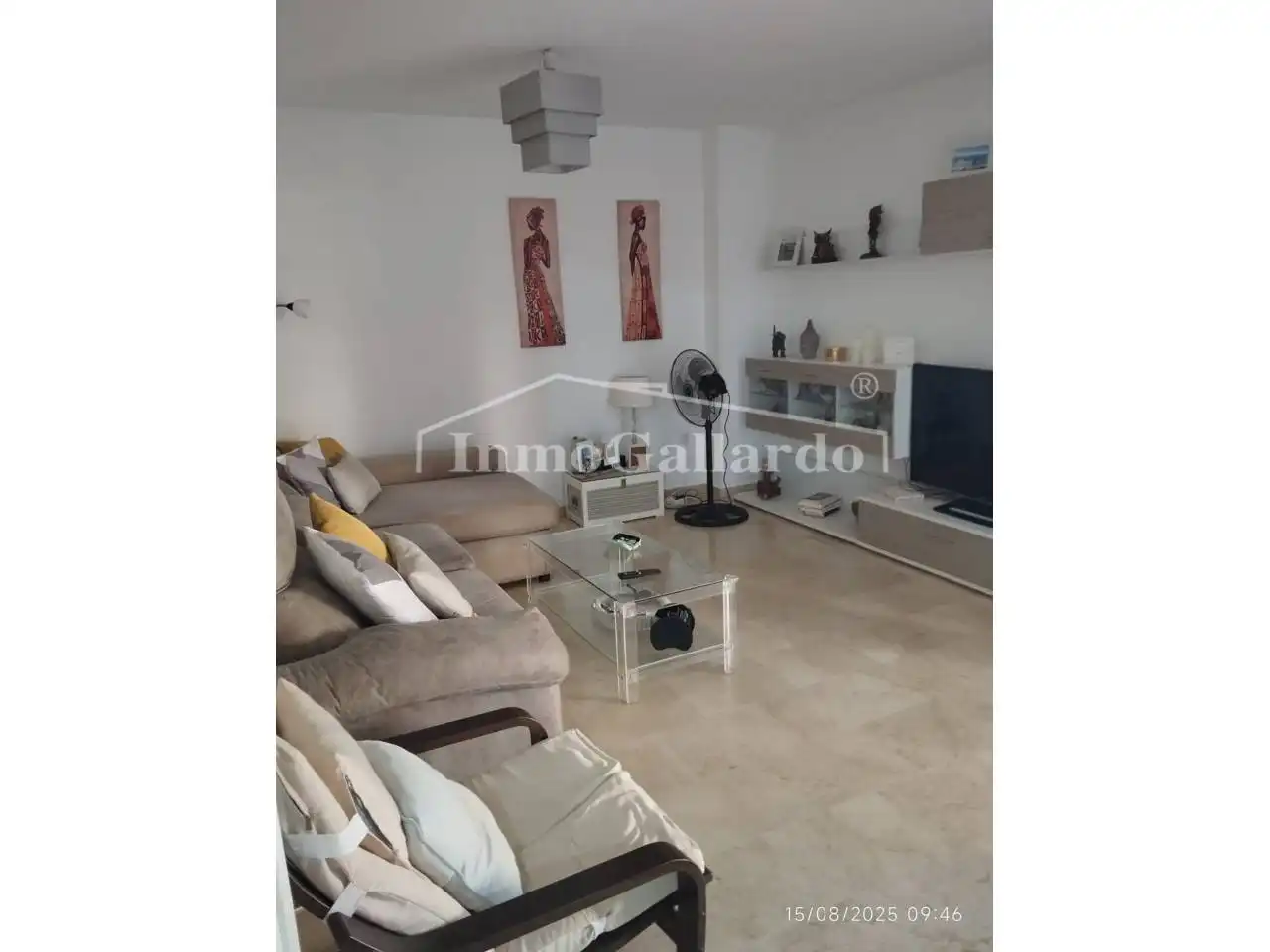 Living room of Flat for sale in Málaga Capital  with Air Conditioner, Terrace and Community pool
