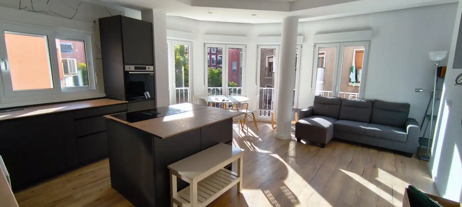 Living room of Flat for sale in Elche / Elx  with Air Conditioner and Furnished