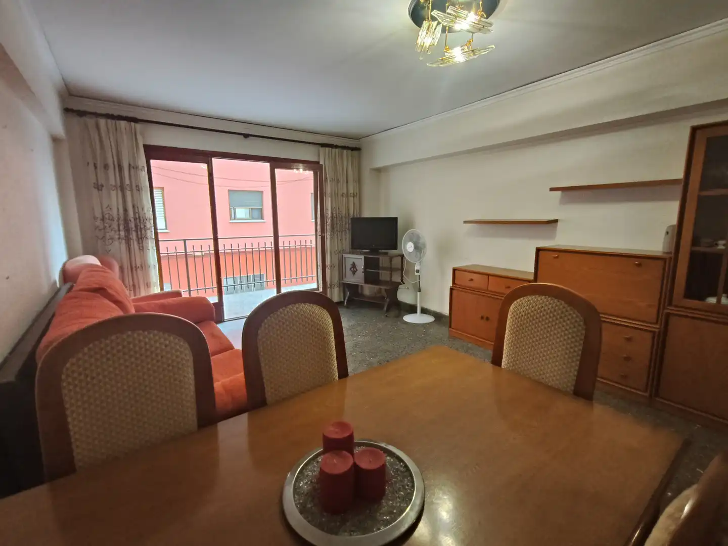 Sala d'estar de Pis en venda en Tavernes de la Valldigna amb Terrassa i Moblat