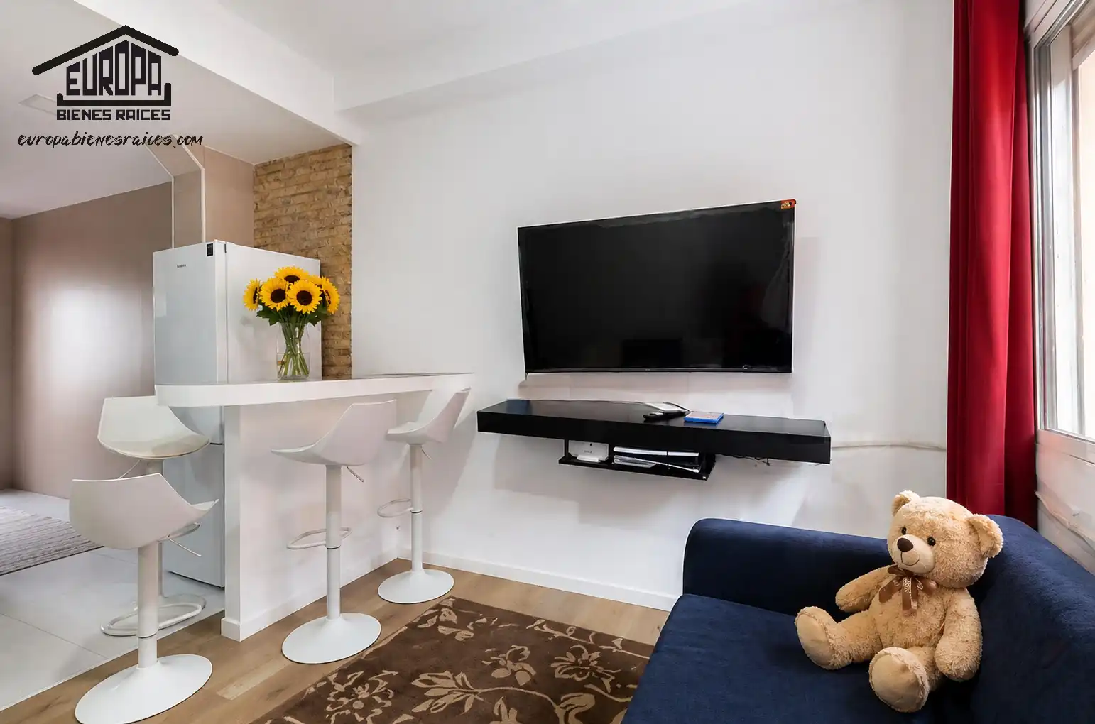 Sala d'estar de Pis en venda en  Valencia Capital amb Aire condicionat, Moblat i Forn