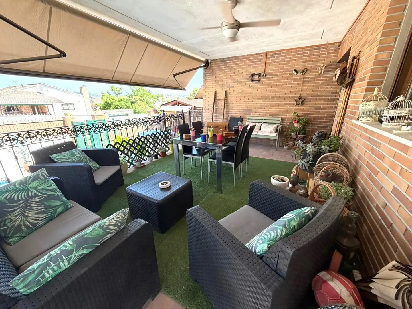 Terraza de Casa o chalet en venta en Aldea del Fresno con Aire acondicionado, Calefacción y Terraza