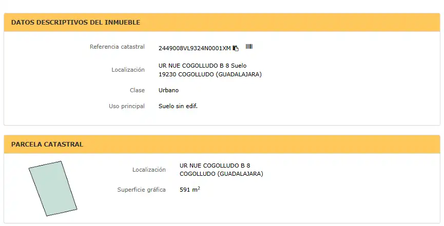 Terreny residencial en venda a Cogolludo, imagen 5
