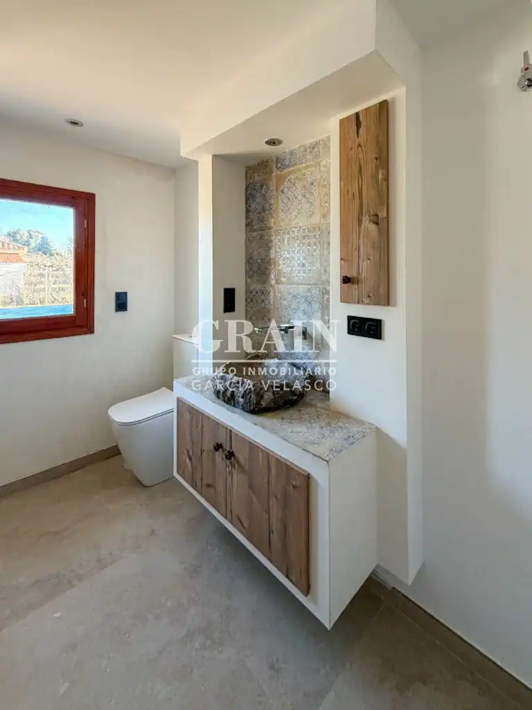 Bathroom of Houses for rent in Albacete  with Heating, Private garden and Swimming Pool